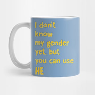 I don't know my pronouns ONESIE Mug